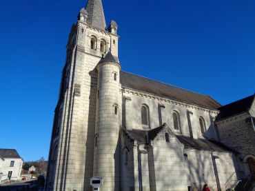 St Benoit la foret ch front belltower feb22