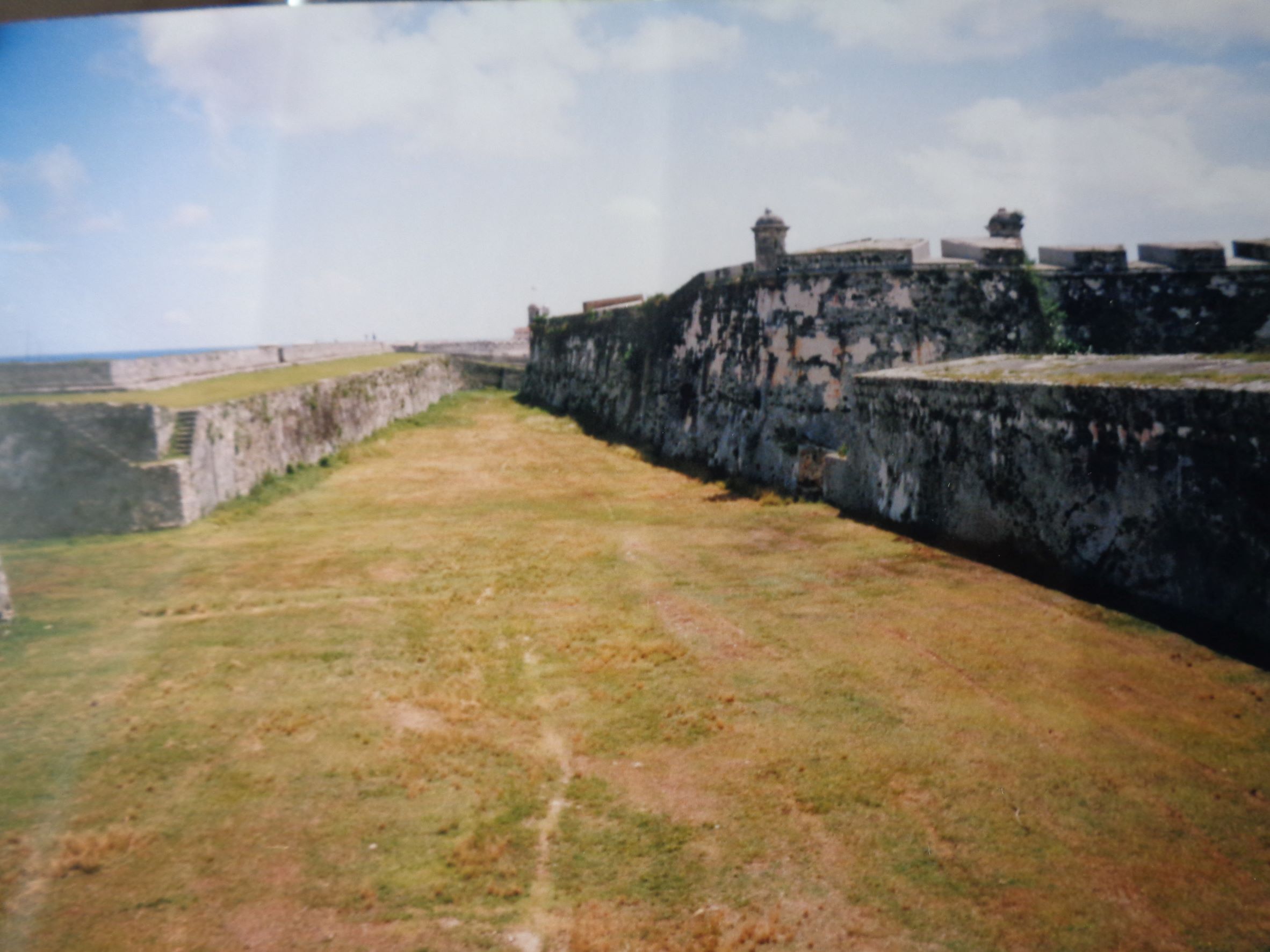 Havana morro castle inside moats