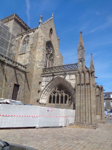 Dol de Bretagne Cathedral St Samson side chapel entr renov jul22