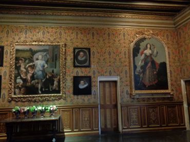 Chenonceau castle salle drawing room of francois I jan22