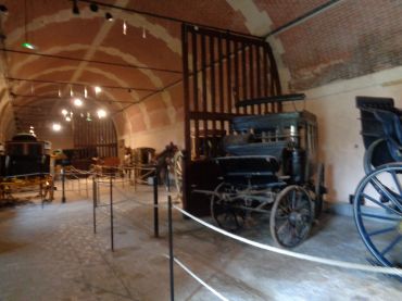 Vaux le Vicomte castle carriage museum start inside may23